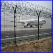 DM triangle bending welded airport fence, airport fence with Y shape post